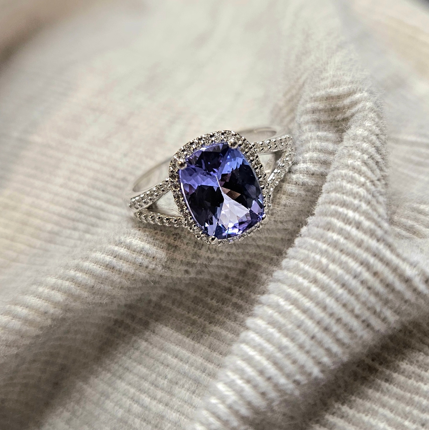 C&C Gioielli bague avec tanzanite